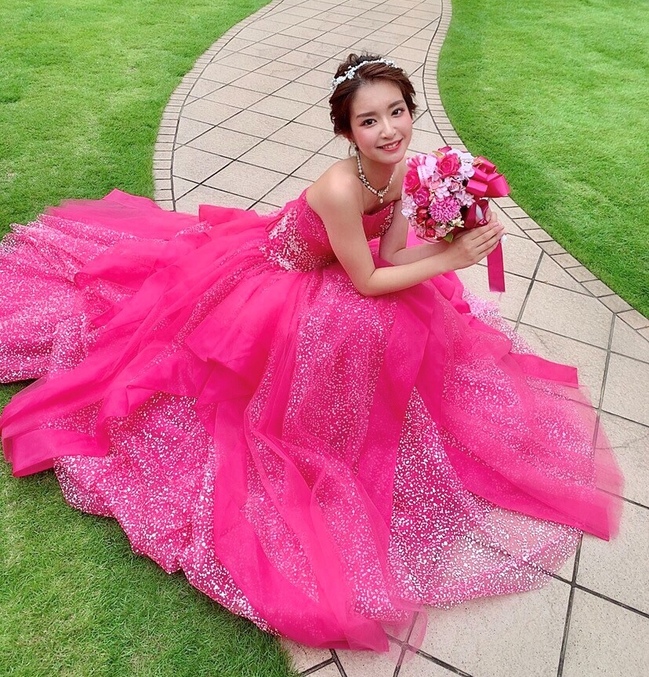 ❤️BCBGMAXAZRIA21新作新品　ピンクテーラードジャケットドレス結婚式